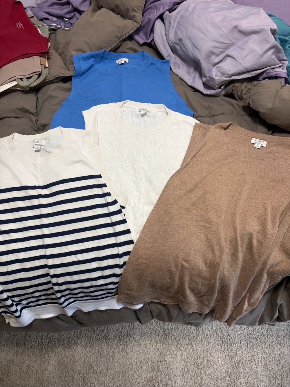 J.Crew classic she’ll. Set of 4 - sold together.  Price is for all 4.